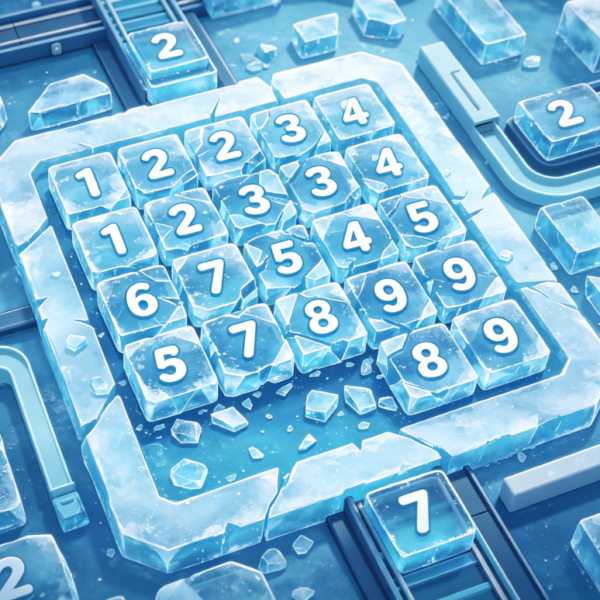 Ice Block Smashing & Number Elimination Game